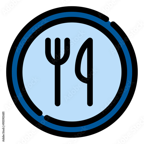 restaurant sign icon 