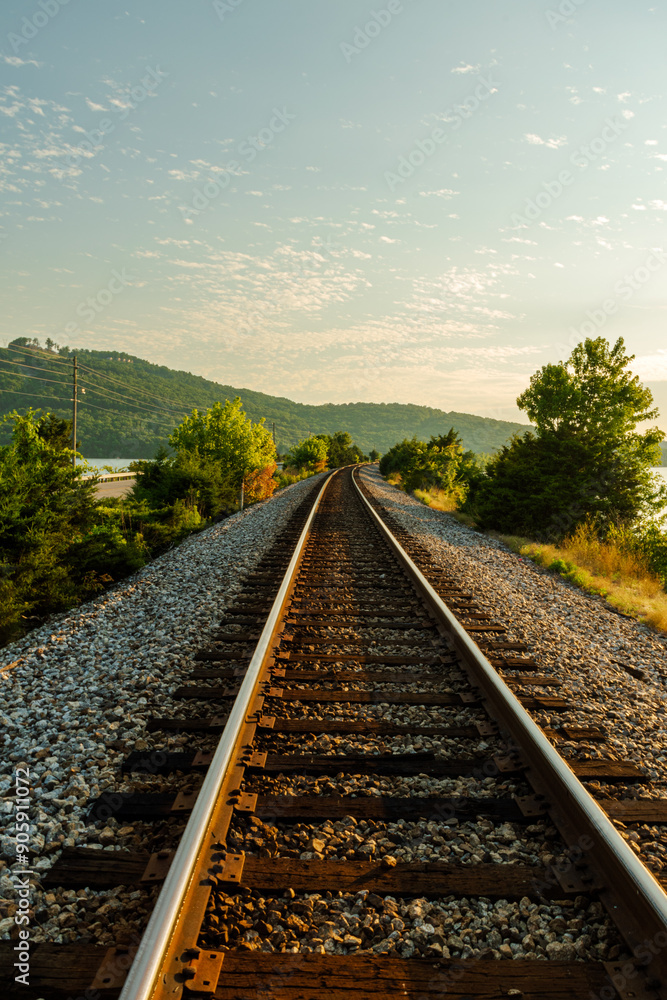 Fototapeta premium Curvy Path to Infinity