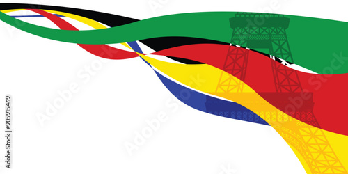 olympic games abstract background