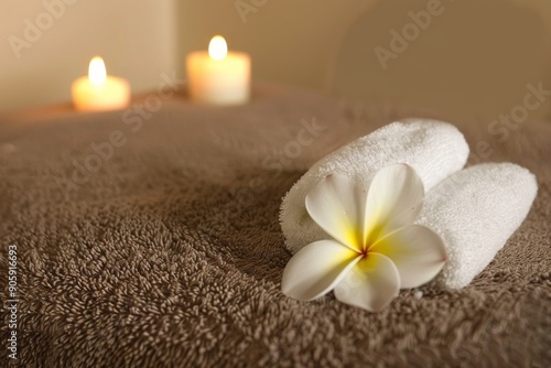 Relaxing body treatment at a spa with soothing body massage, emphasizing relaxation, wellness, and professional care in a serene environment.