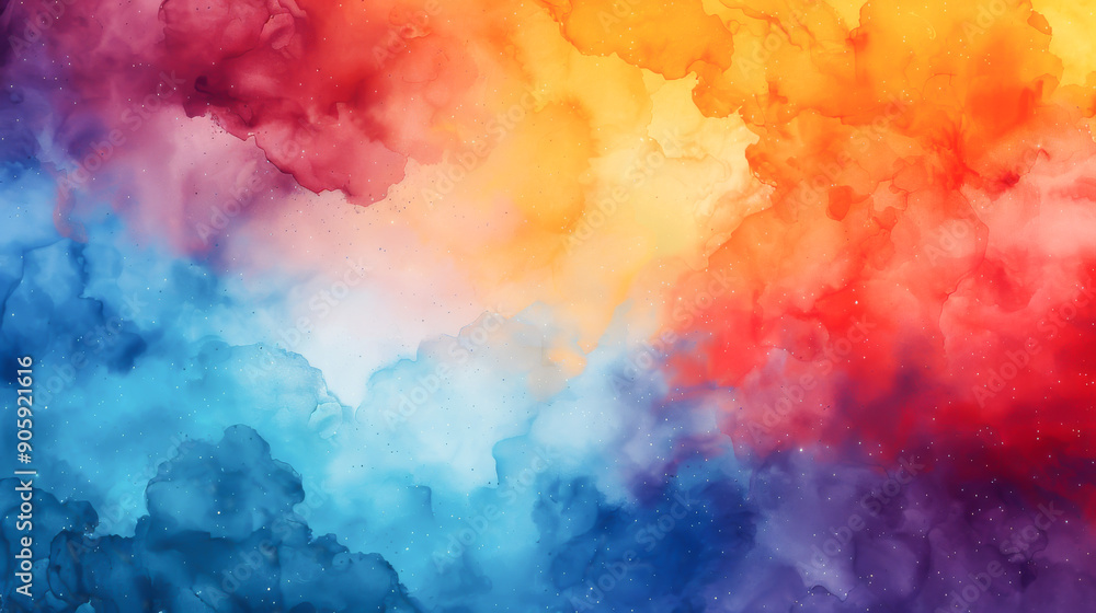 Colorful clouds blend seamlessly, creating a vibrant and dynamic abstract background for creative projects. Colorful clouds blend seamlessly, creating a vibrant and dynamic abstract background for creative projects.