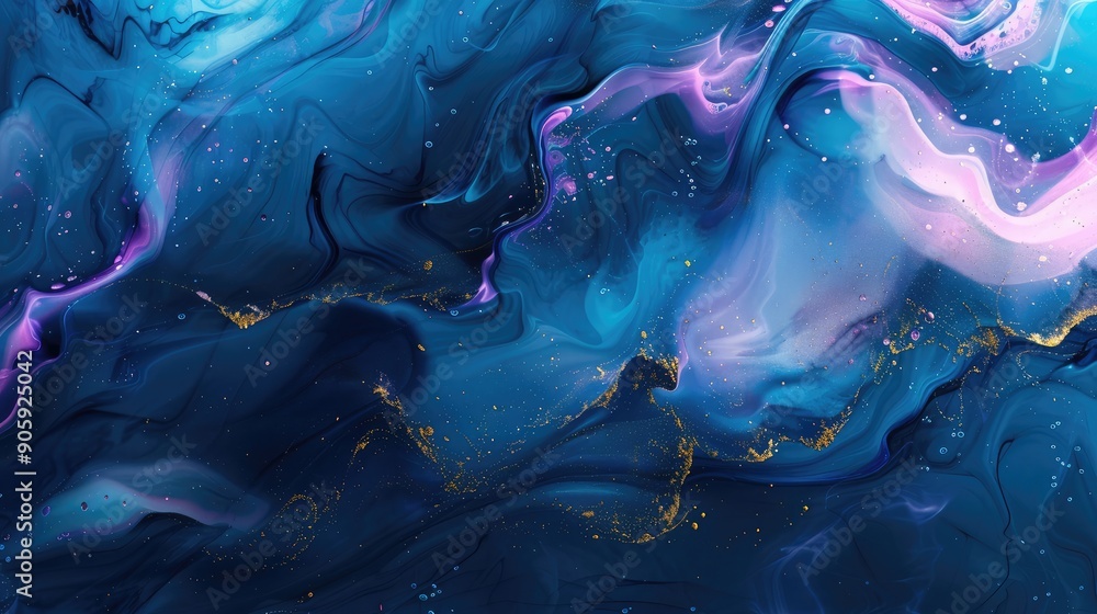 Naklejka premium abstract color texture background art pattern color fluid blue effect abstract texture design pattern color background gold mineral luxury ink nature wallpaper creative