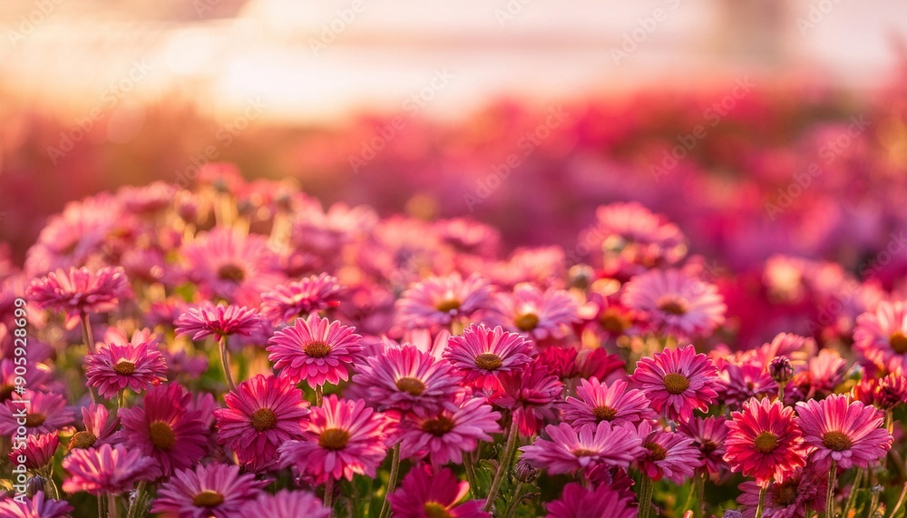 Beautiful pink - red floral background made from wild daisy Beautiful pink - red floral background made from wild daisy