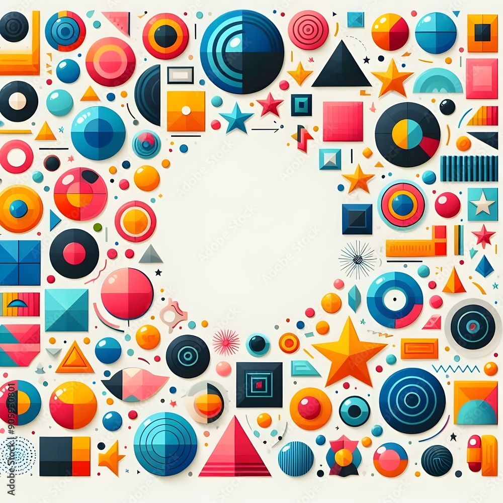 Colorful Geometric Frame
Colorful Geometric Frame