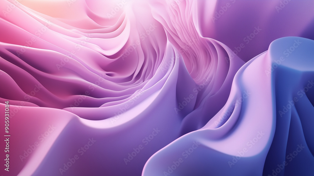Obraz premium relaxing 3d abstract background, wallpaper