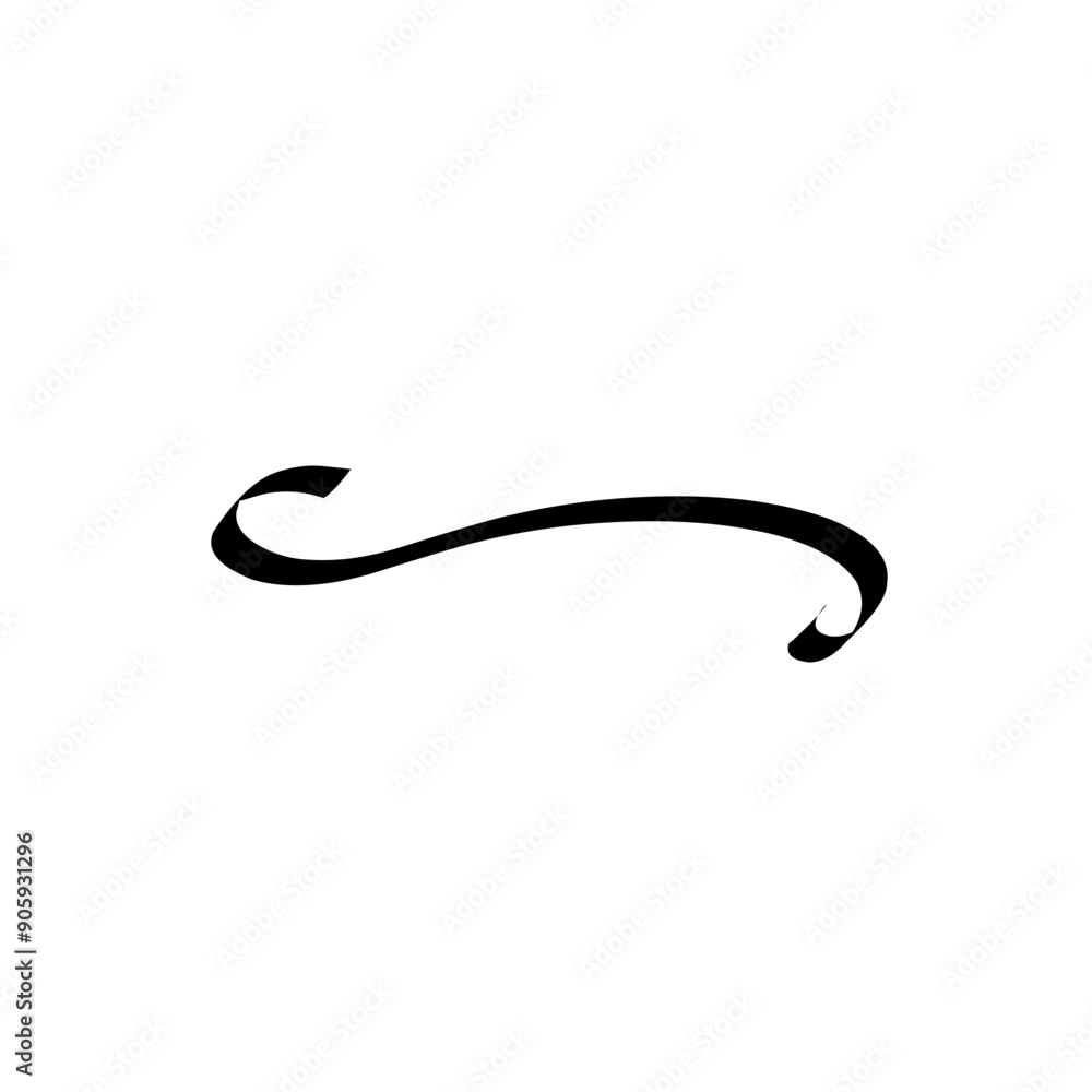 curly divider ornament curly divider ornament