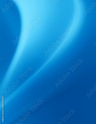 Blue Curve Shapes Soft Defocused Blurred Motion Abstract Background