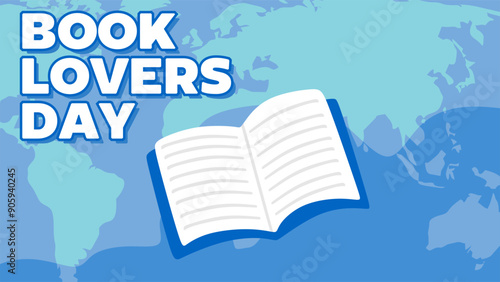 happy book lovers day with books