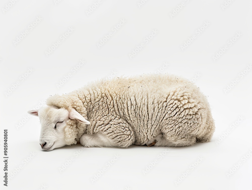Obraz premium sheep isolated on white background