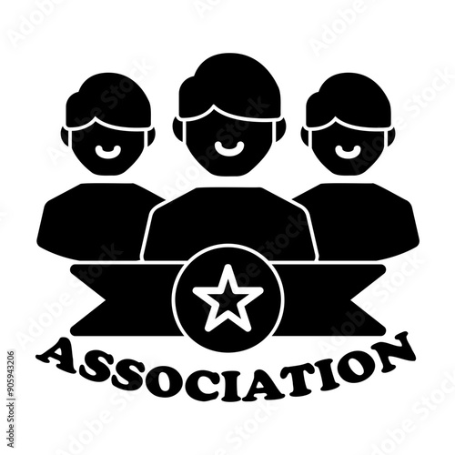 association Solid icon