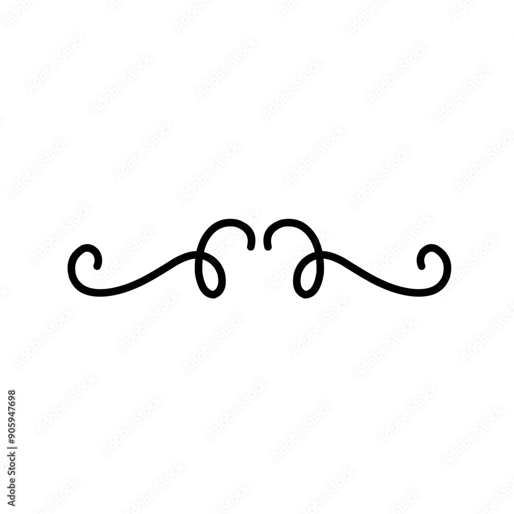 curly line text divider curly line text divider
