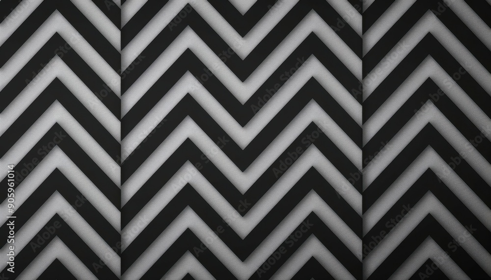 Abstract black and white chevron pattern. Abstract black and white chevron pattern.
