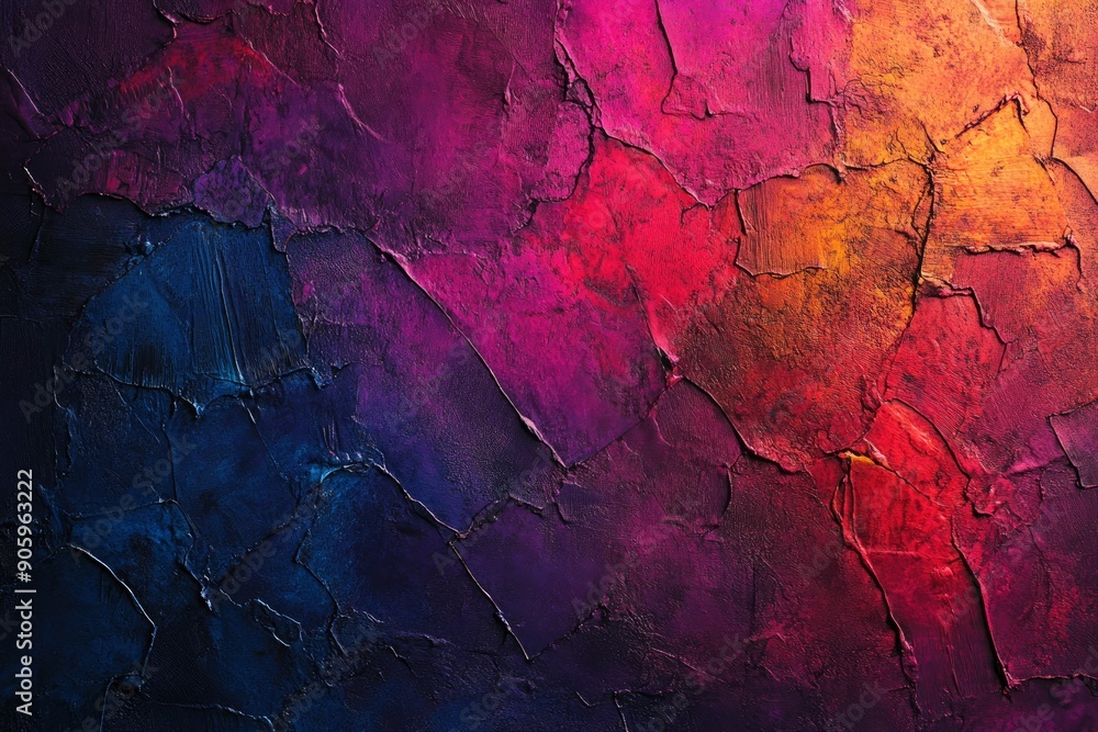 Fototapeta premium Colorful textured background, ai