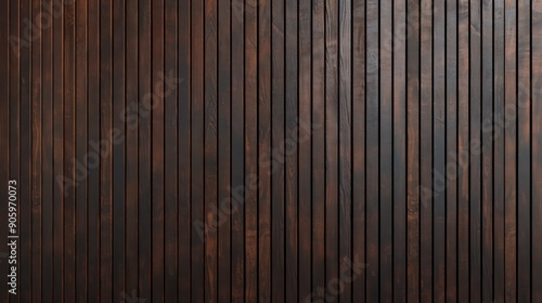 mahogany dark wood vertical slat wall paneling