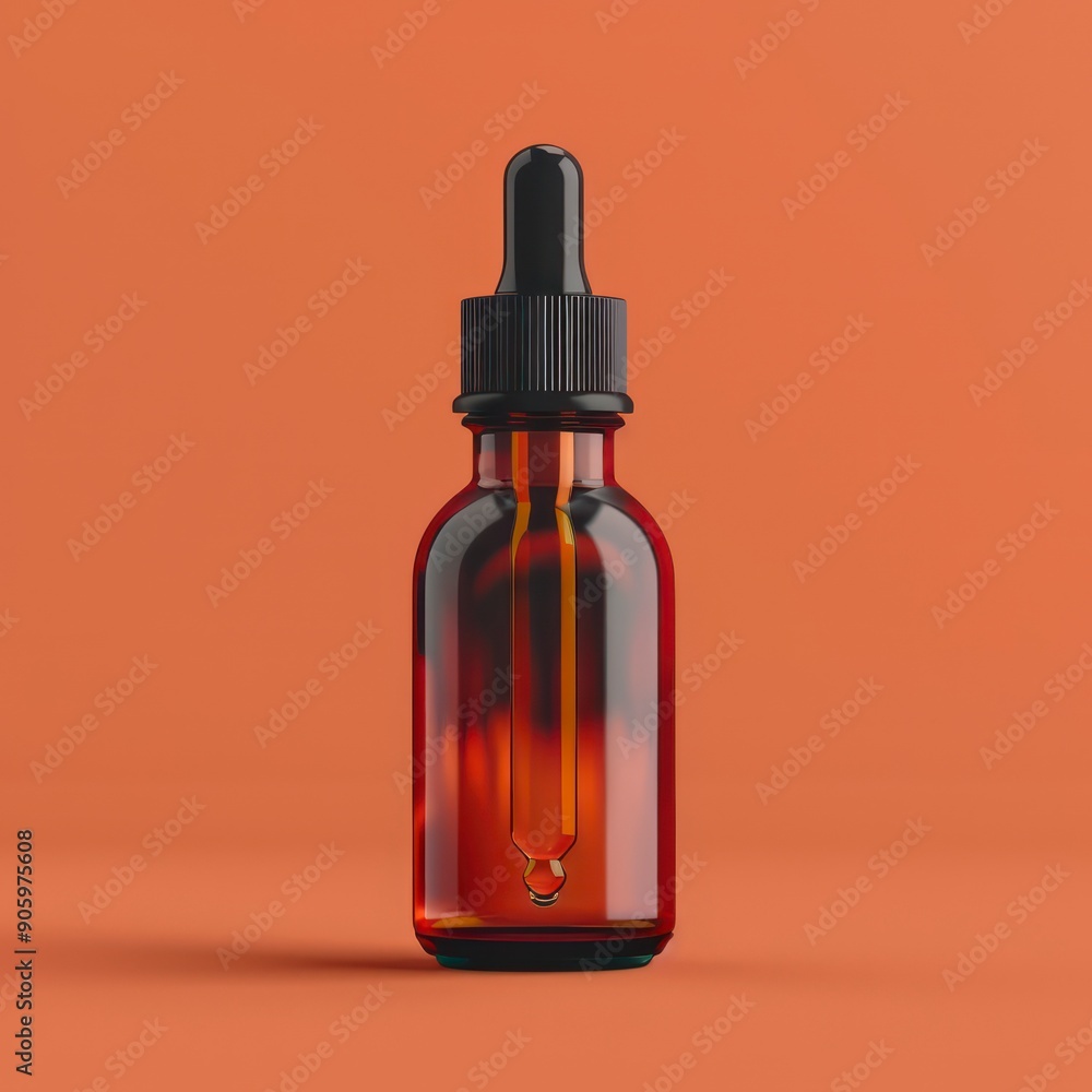 dropper bottle mockup on a professional setting product display dropper bottle mockup on a professional setting product display