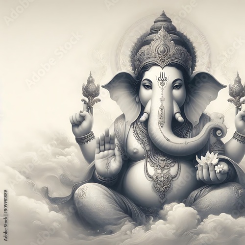 Lord Ganesha. Happy Ganesh Chaturthi photo