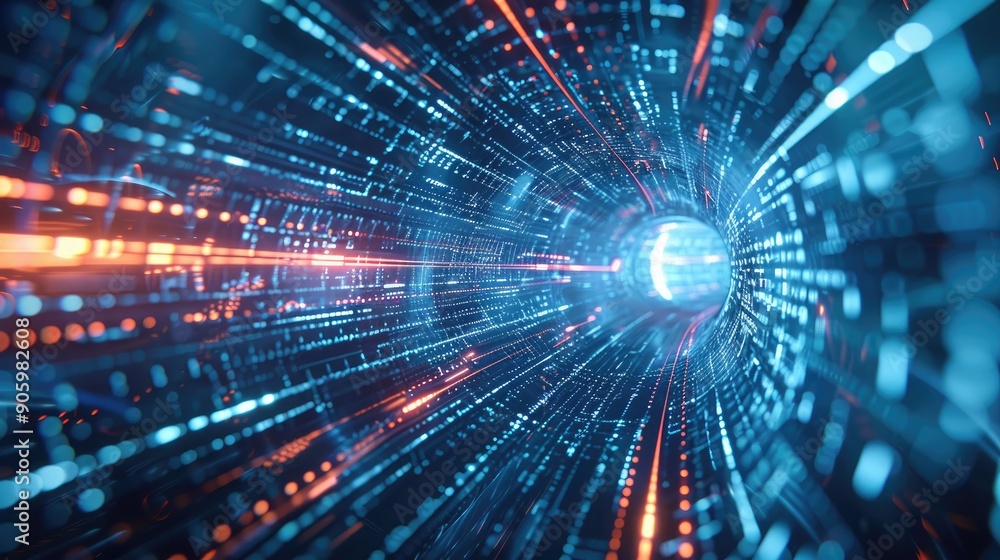 Quantum secure data transmission tunneling through layers of encrypted digital space. Quantum secure data transmission tunneling through layers of encrypted digital space.