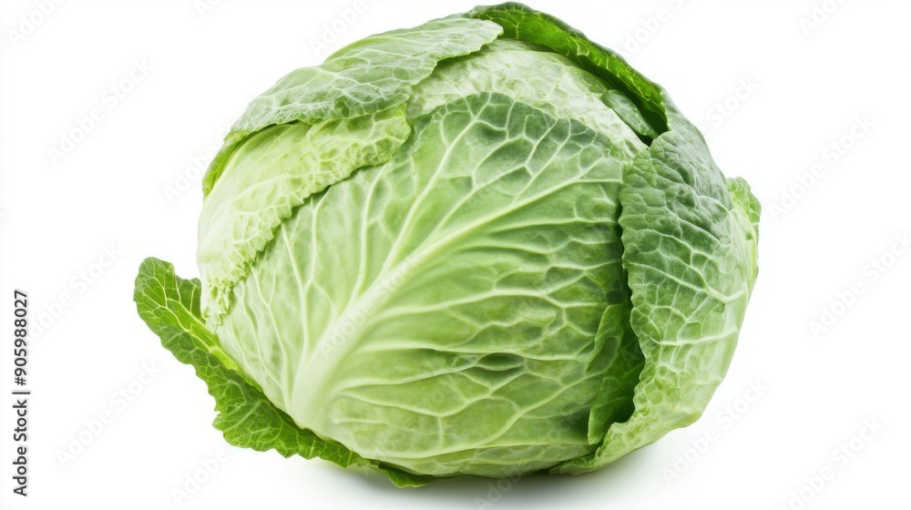 cabbage isolated on white background, clipping path, full depth of field cabbage isolated on white background, clipping path, full depth of field