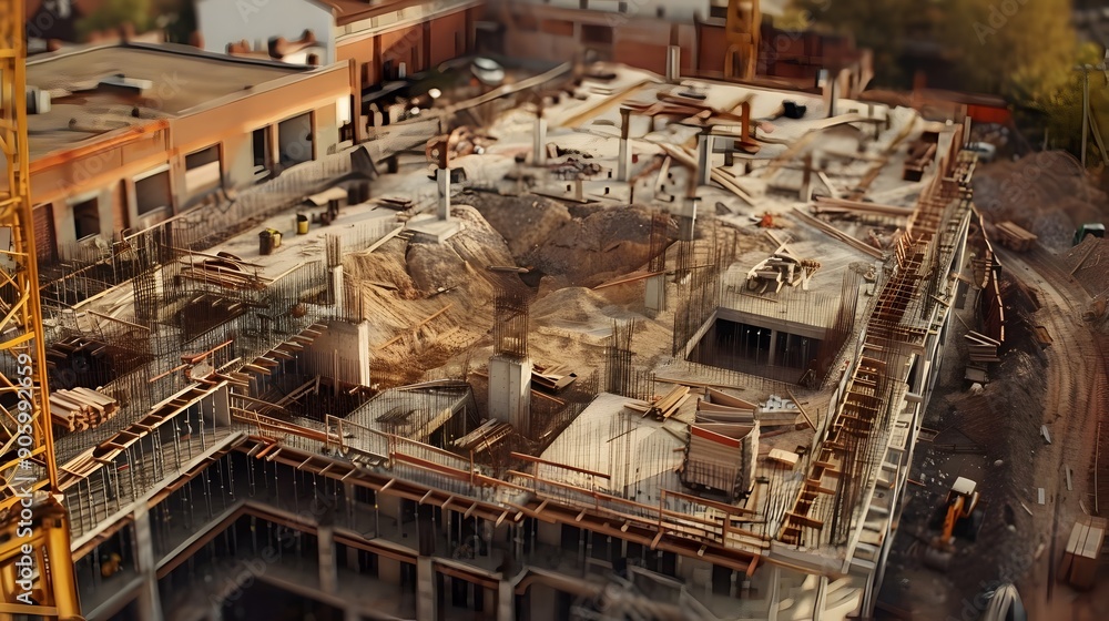 Transforming the Skyline A Time lapse of Construction Site Progress Transforming the Skyline A Time lapse of Construction Site Progress