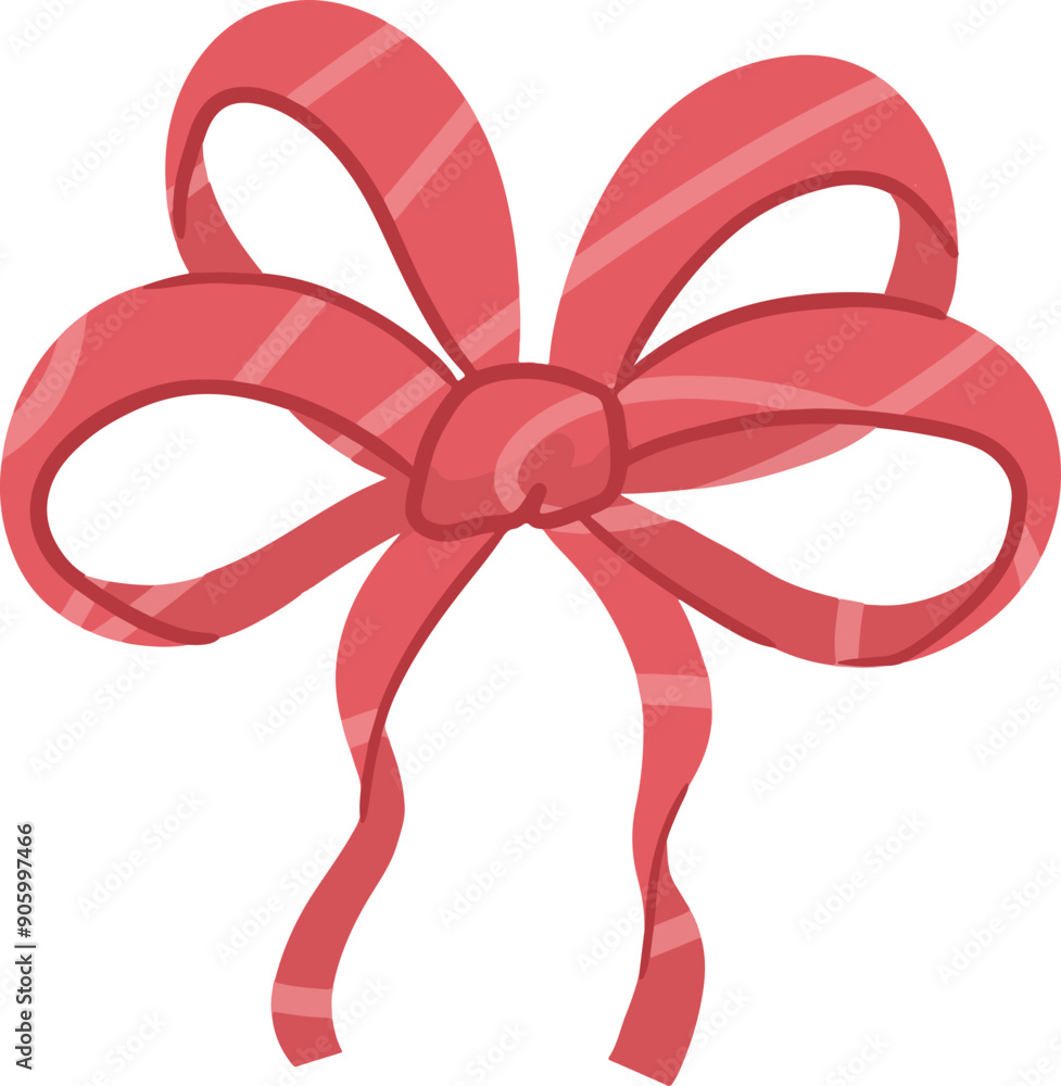 Hand Draw Vector of Coquette Ribbon Illustration Hand Draw Vector of Coquette Ribbon Illustration