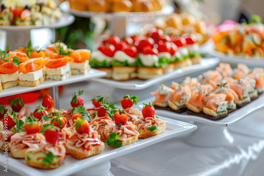 Buffet food catering food party at restaurant Buffet food catering food party at restaurant