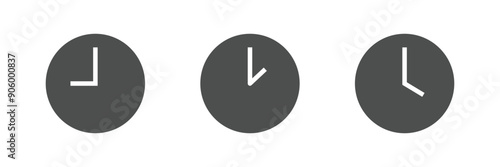 clock icon clock icon vector illustration, Clock icon, Vector illustration flat design. Eps 10.