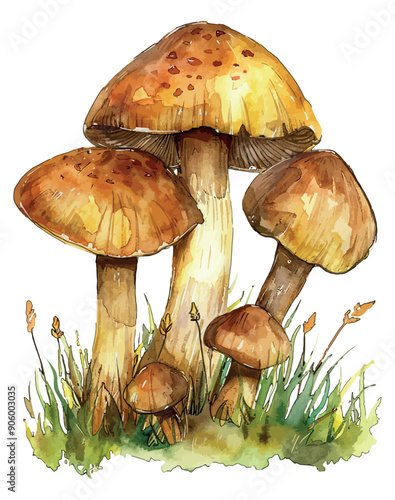 The Craft Of Mushrooms Vector art design