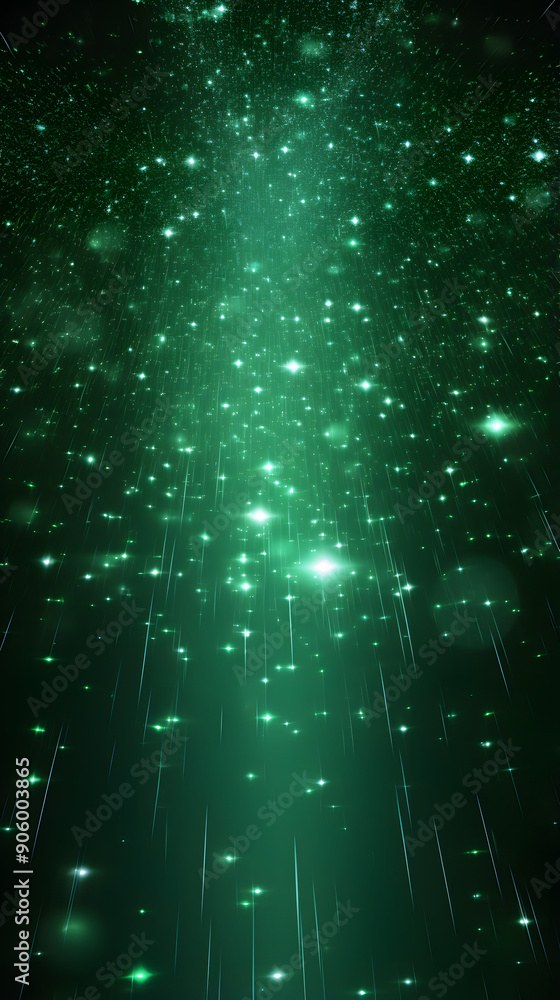 Digital green star glitter geometric abstract graphics poster background Digital green star glitter geometric abstract graphics poster background