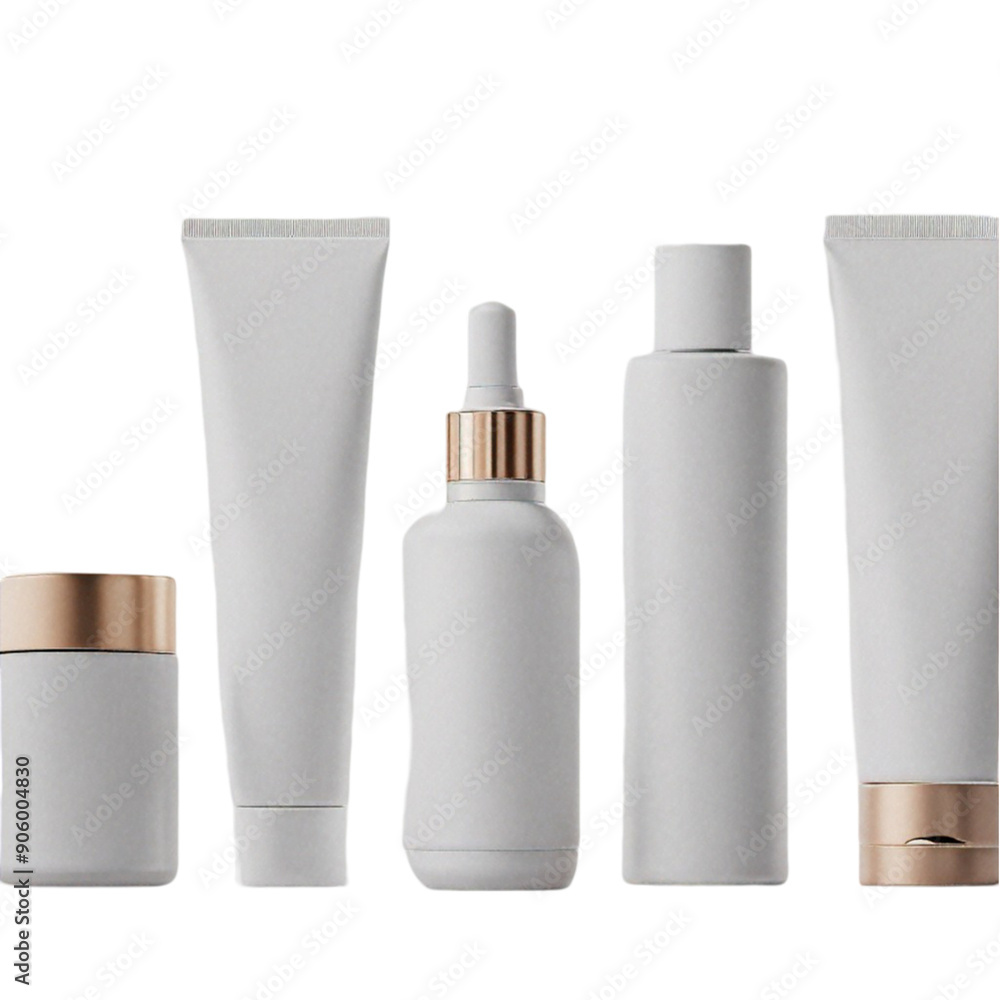 cosmetic mockup design isolated on transparent background cosmetic mockup design isolated on transparent background
