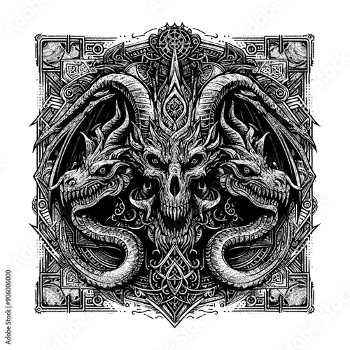 dragon devil design