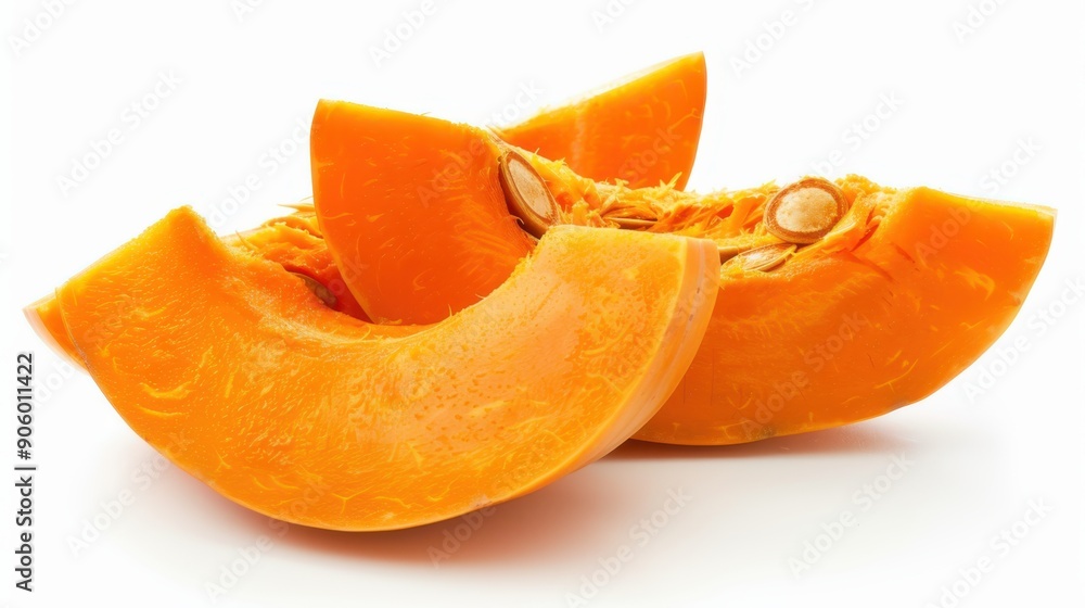 Single mini pumpkin isolated on white Single mini pumpkin isolated on white