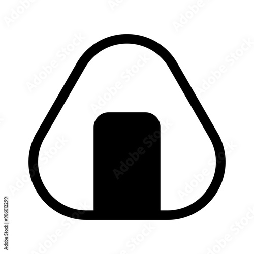 Onigiri icon vector illustration graphic design