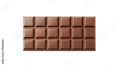 Delicious milk chocolate bar with segmented squares, perfect for sweet indulgence and desserts.