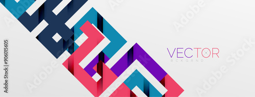 Color bend lines with shadow texture effect. Vector Illustration For Wallpaper, Banner, Background, Card, Book Illustration, landing page