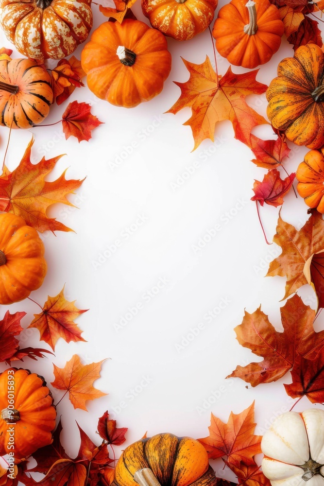 Autumn Pumpkin Frame Autumn Pumpkin Frame