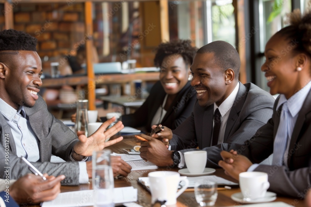 Multi-Ethnic Businessmen Collaborating in Modern Office Setting, Diverse Team Working on Project, Professional Work Environment Multi-Ethnic Businessmen Collaborating in Modern Office Setting, Diverse Team Working on Project, Professional Work Environment