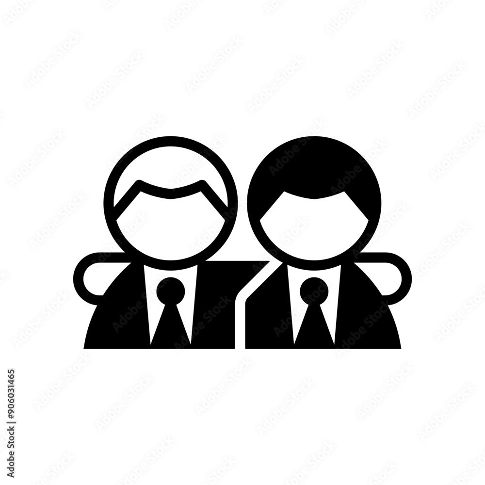 Business teamwork icon vector illustration graphic design Business teamwork icon vector illustration graphic design