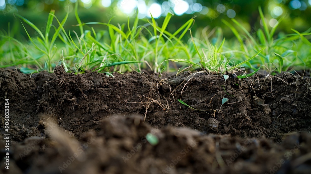 The Earth's soil supports plant life, which in turn sustains animal life The Earth's soil supports plant life, which in turn sustains animal life