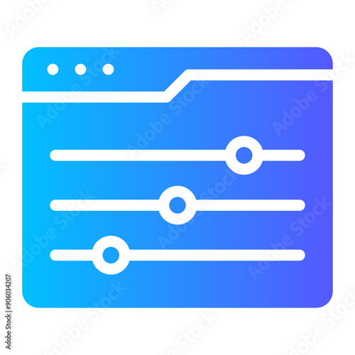 settings gradient icon