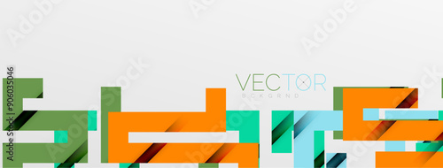 Color bend lines with shadow texture effect. Vector Illustration For Wallpaper, Banner, Background, Card, Book Illustration, landing page