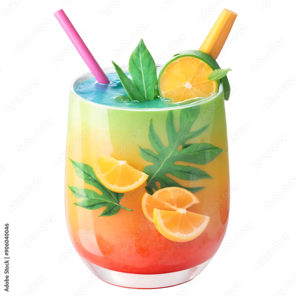 Fototapeta premium Cocktail drink transparent background