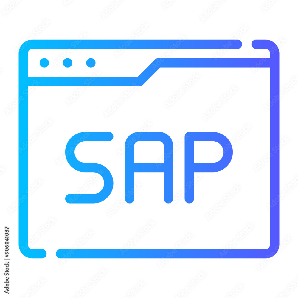 sap gradient icon sap gradient icon