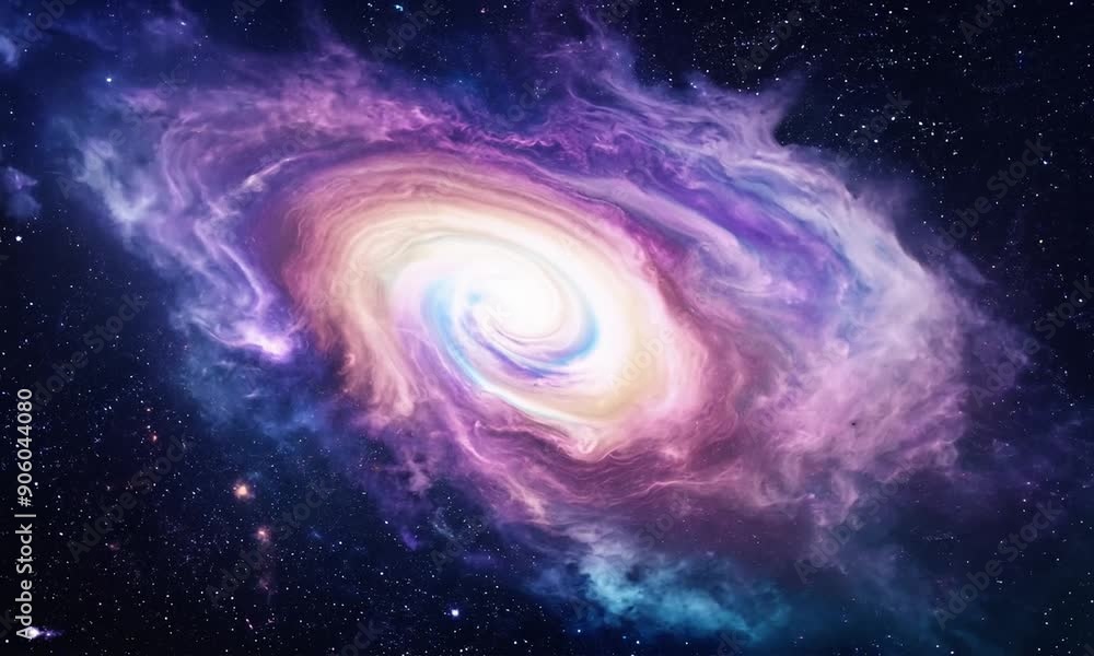 Spiral Galaxy in Outer Space Spiral Galaxy in Outer Space