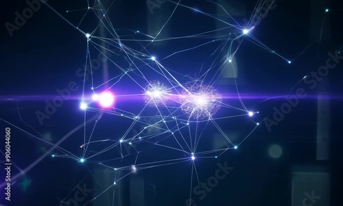 Wallpaper Mural Abstract Digital Network Connection Torontodigital.ca