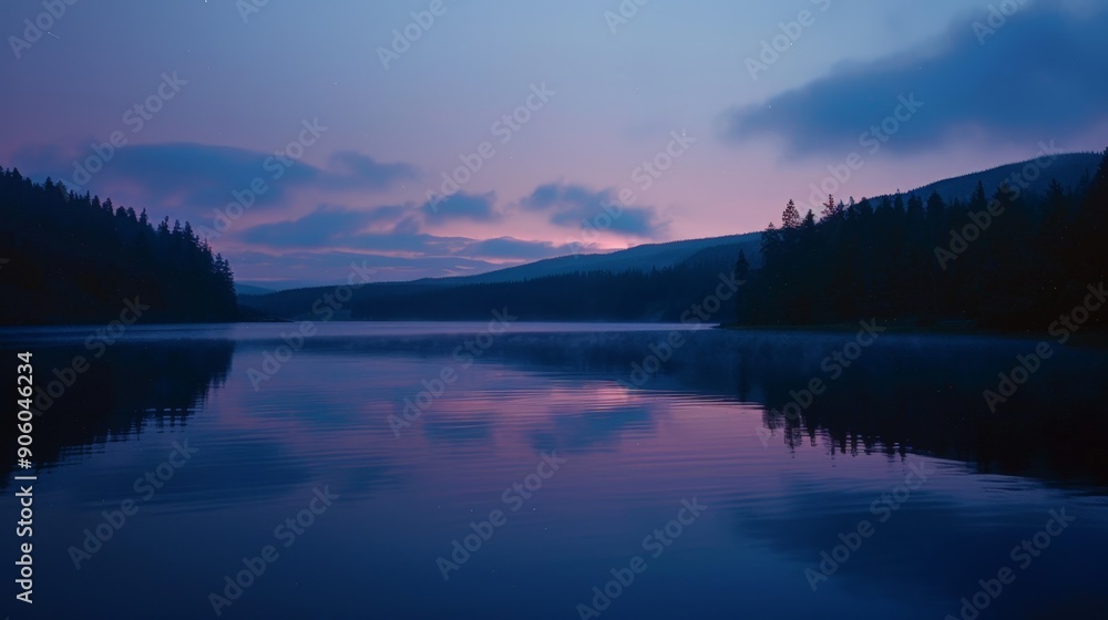 Twilight bathes the sky in a tranquil palette of soft pinks and blues, a fleeting transition. Twilight bathes the sky in a tranquil palette of soft pinks and blues, a fleeting transition.