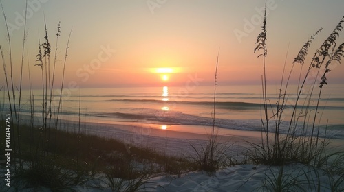 Watching the sunrise over the ocean is a magical start to any beach day