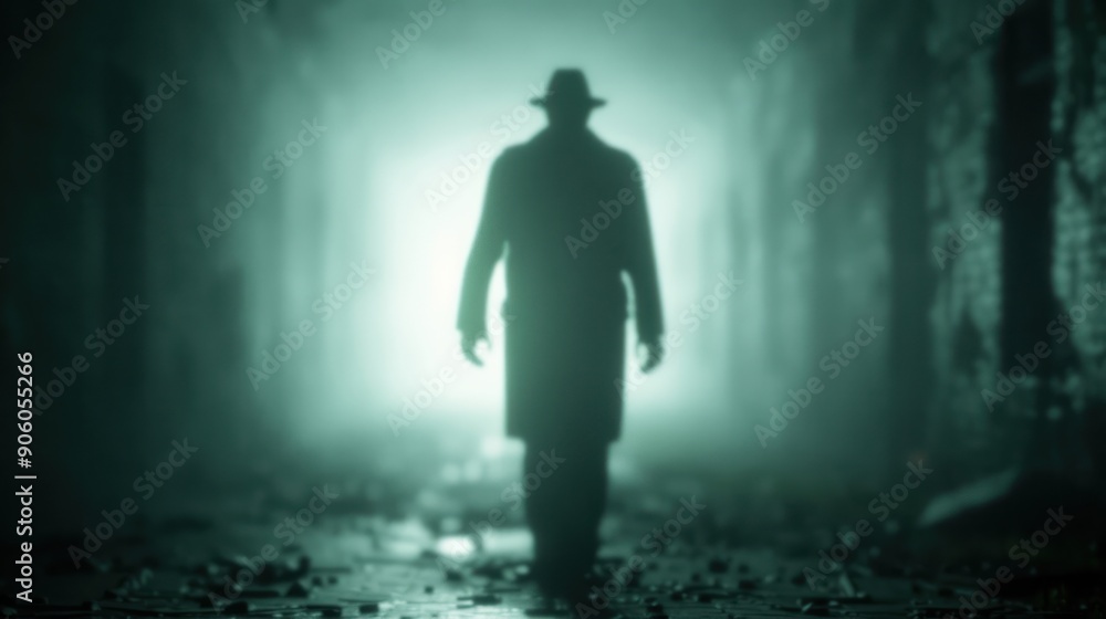 A spooky warehouse with flickering lights, eerie sounds, and zombies A spooky warehouse with flickering lights, eerie sounds, and zombies