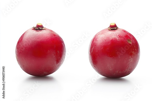 Radish isolated on white background, full depth of field , ai