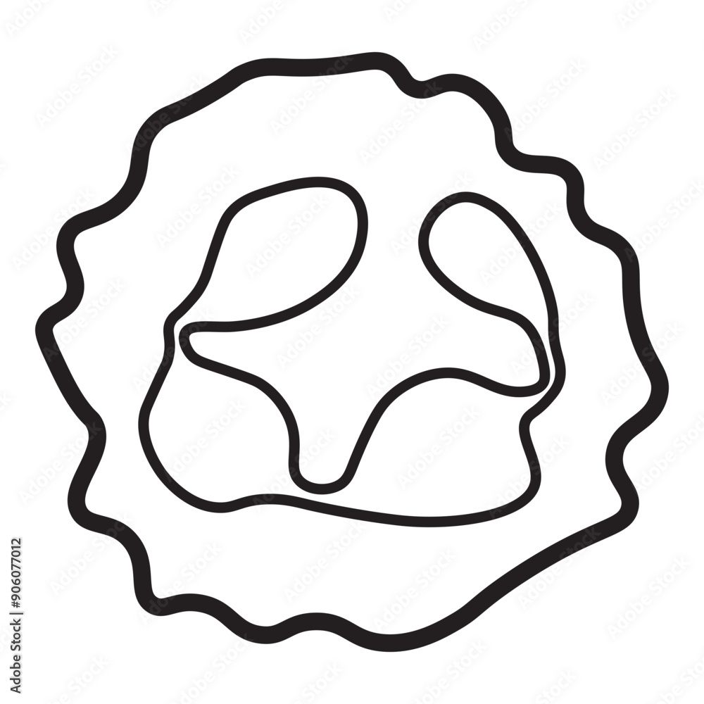 megaloblastic anemia cell line icon megaloblastic anemia cell line icon