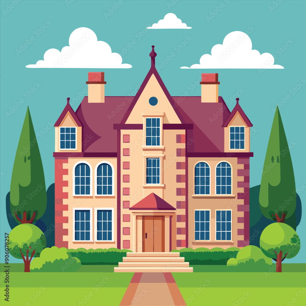 Naklejka premium Manor art vector